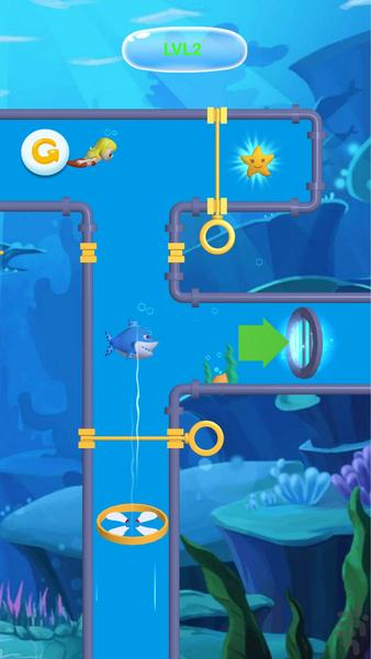 بازی پین رو بکش پری دریایی - Gameplay image of android game