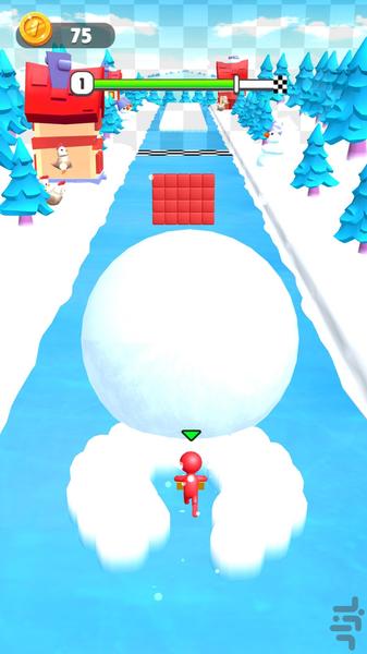 بازی گلوله برفی - عکس بازی موبایلی اندروید