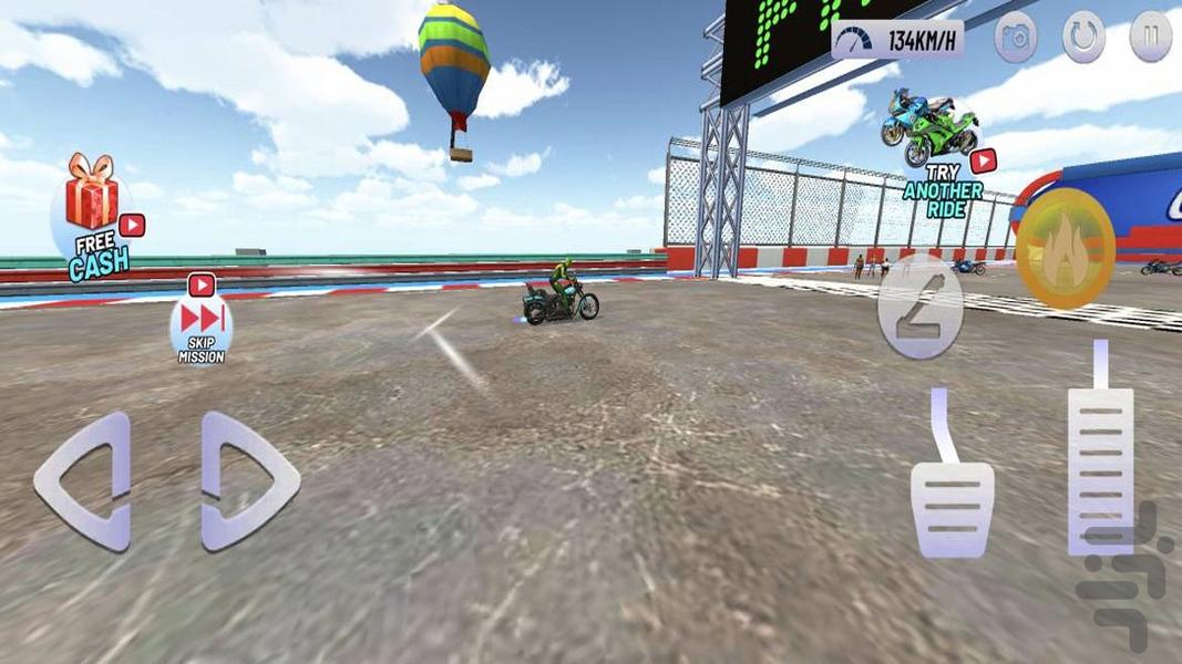 بازی موتور مرد عنکبوتی - Gameplay image of android game