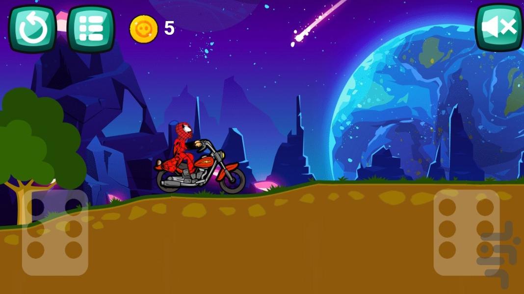 موتور بازی مرد عنکبوتی - عکس بازی موبایلی اندروید