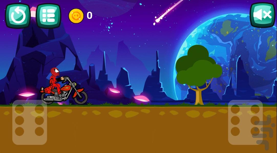 موتور بازی مرد عنکبوتی - Gameplay image of android game