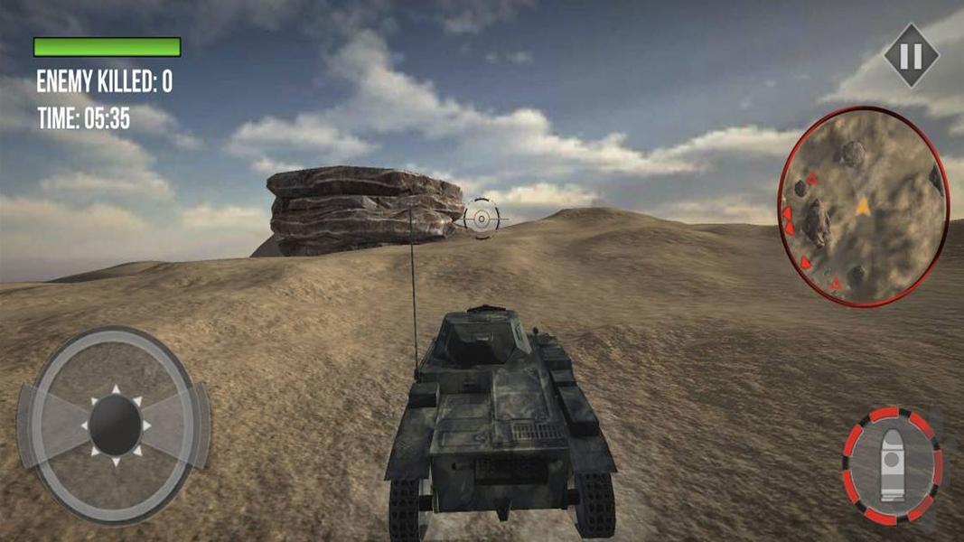 بازی تانک جنگی - Gameplay image of android game