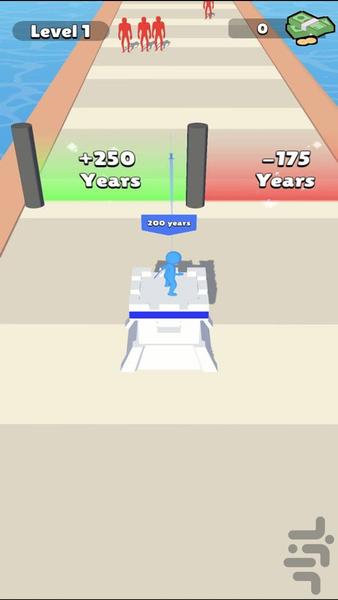 بازی هجوم ادمک ها - Gameplay image of android game