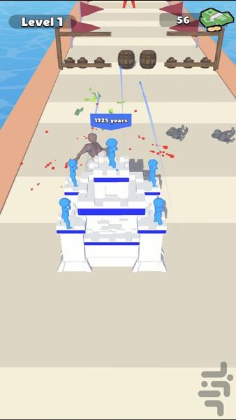 بازی هجوم ادمک ها - Gameplay image of android game