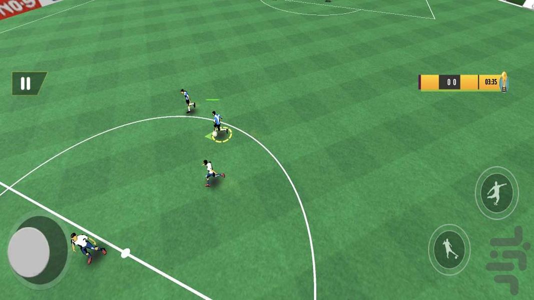 بازی فوتبال لیگ برتر - Gameplay image of android game