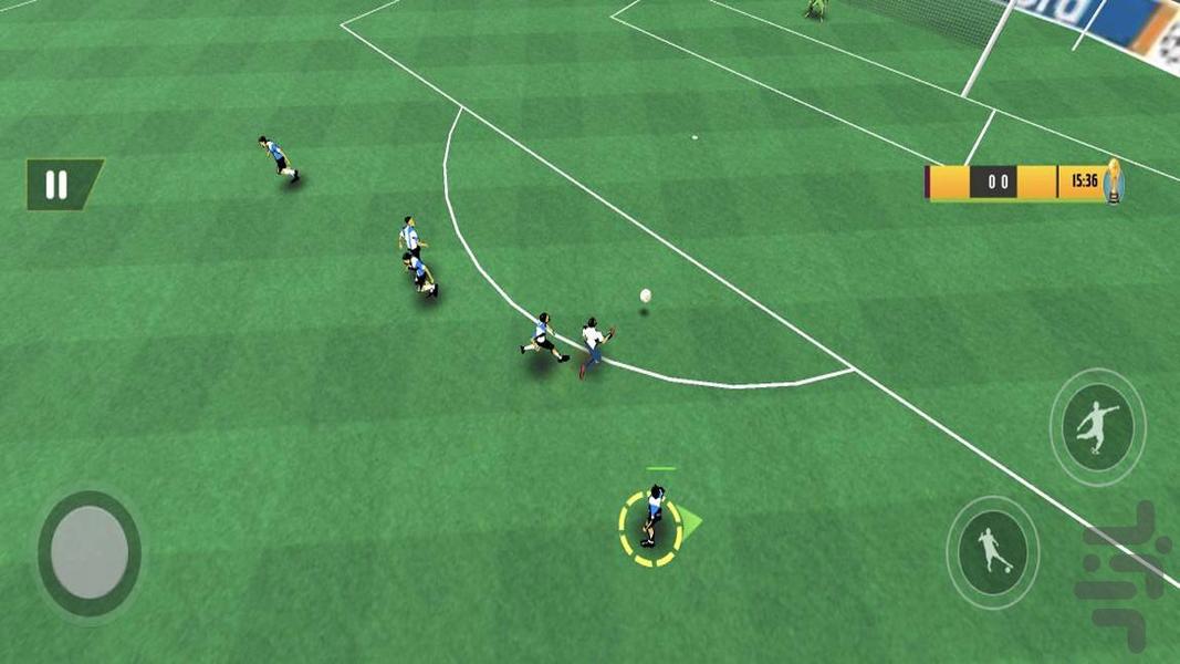 بازی فوتبال لیگ برتر - Gameplay image of android game