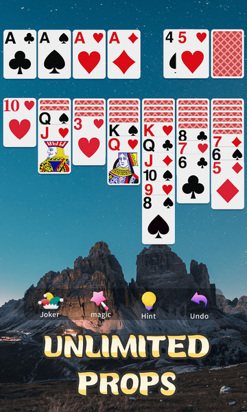 Solitaire - عکس بازی موبایلی اندروید