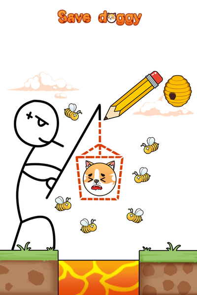 Escape Bees: Pet Puzzle Game - عکس بازی موبایلی اندروید