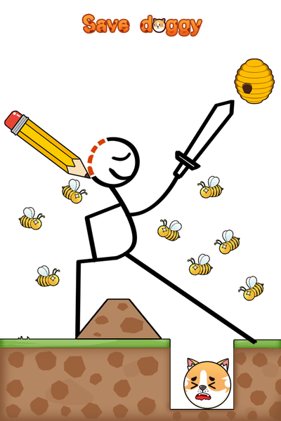 Escape Bees: Pet Puzzle Game - عکس بازی موبایلی اندروید