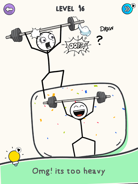 Draw one part: DOP Draw Line - Gameplay image of android game