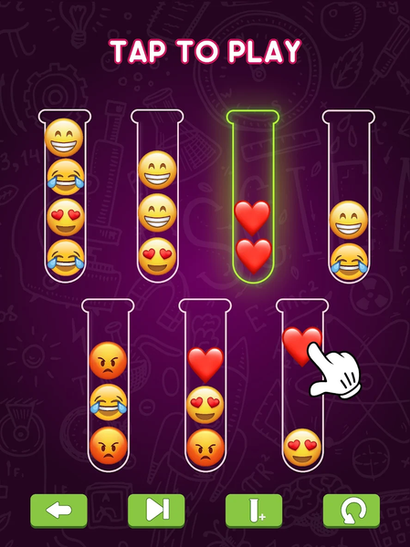 Emoji Sort: Sorting Games - Gameplay image of android game