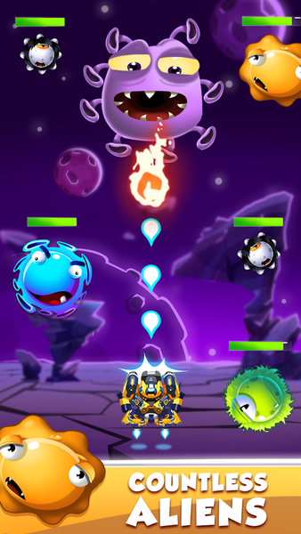 Droid O - Space Shooter Games - Gameplay image of android game