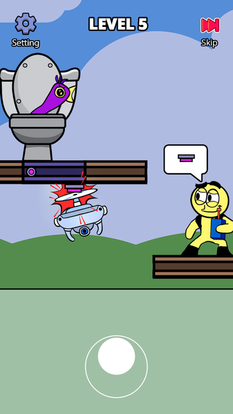 GrabPack: BamBam Garten Escape - Gameplay image of android game