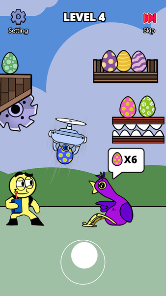 GrabPack: BamBam Garten Escape - Gameplay image of android game