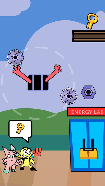 GrabPack: BamBam Garten Escape - Gameplay image of android game
