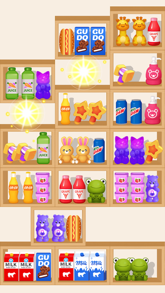 Goods Puzzle 3D - Sort & Match - Gameplay image of android game