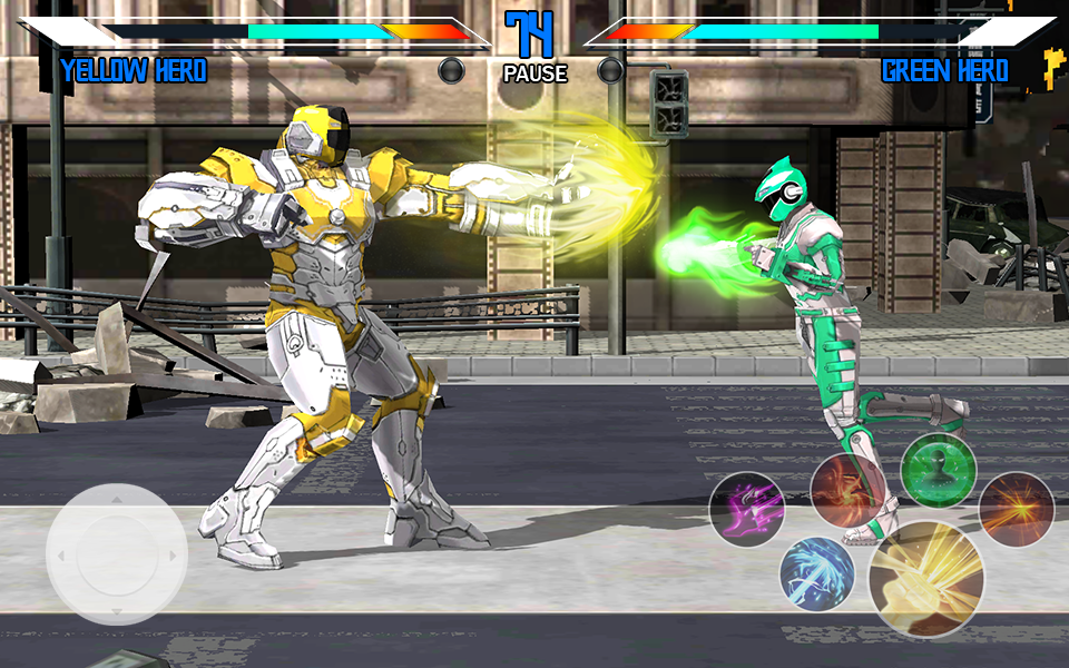 Hero Dino Armor Fight Warrior - عکس بازی موبایلی اندروید