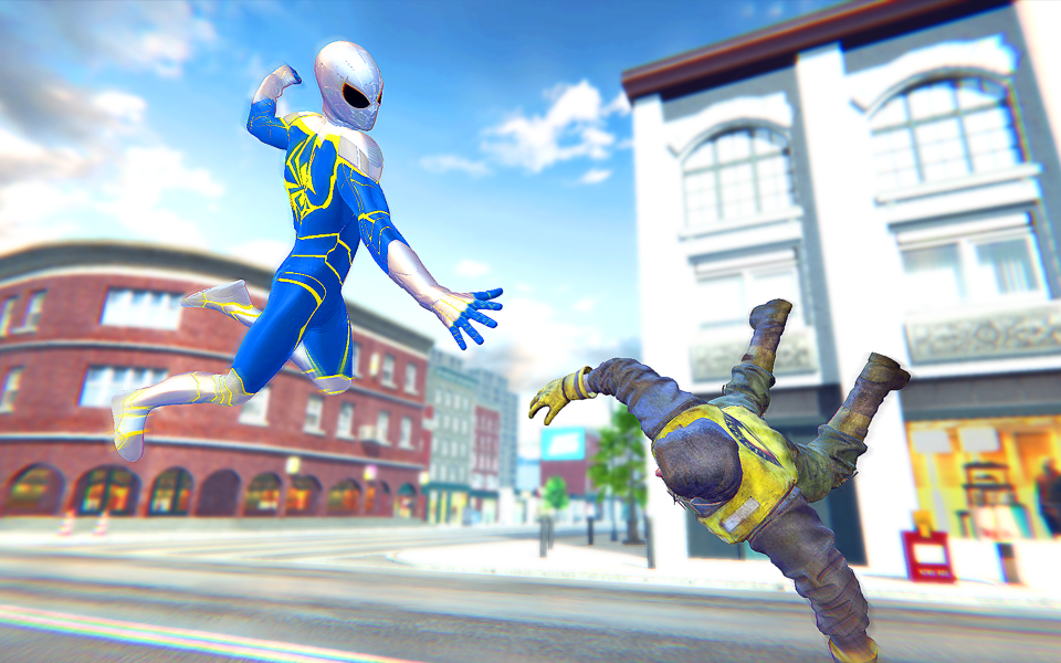 Hero Rope Crime City Battle - عکس بازی موبایلی اندروید