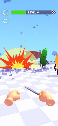 Hit Tomato 3D - Knife Master - Gameplay image of android game