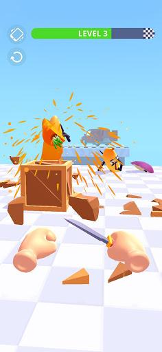 Hit Tomato 3D - Knife Master - Gameplay image of android game