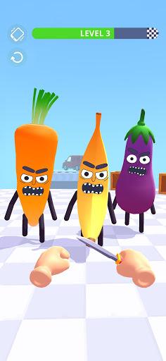 Hit Tomato 3D - Knife Master - Gameplay image of android game