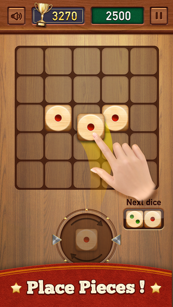 Woody Dice - Merge Master - Gameplay image of android game