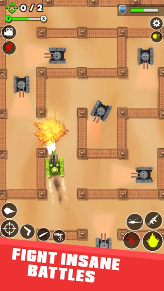 City Tank Fighting Game - Gameplay image of android game
