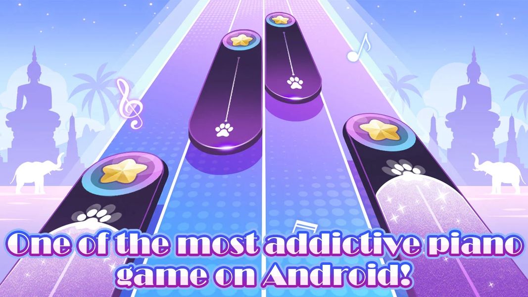 Piano Trip - Magic Music Game - Gameplay image of android game