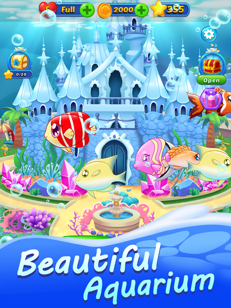 Ocean Fish Aquarium Match ۳ - عکس بازی موبایلی اندروید
