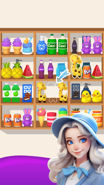 Goods 3D Puzzle - Triple Match - Gameplay image of android game