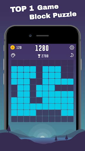 Block Puzzle 100 - Fill lines - Gameplay image of android game