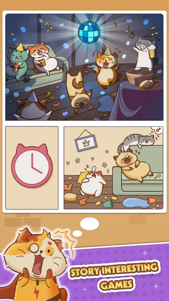 Cats Safe: Sliding Puzzle - Gameplay image of android game