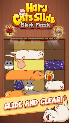 Haru Cats: Cute Sliding Puzzle - Gameplay image of android game