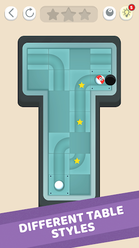 Roll Ball Puzzle: Snooker - Image screenshot of android app