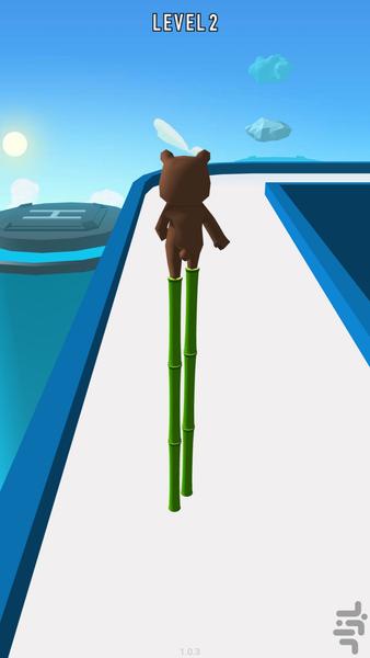 بازی خرس لنگ دراز - Gameplay image of android game