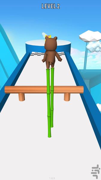 بازی خرس لنگ دراز - Gameplay image of android game
