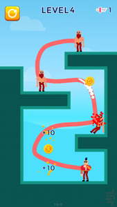 بازی پرتاب چاقو - Gameplay image of android game