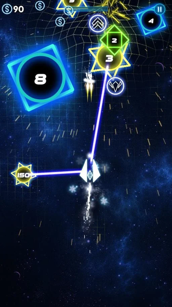 Neon War - Geometry Shooter - عکس بازی موبایلی اندروید