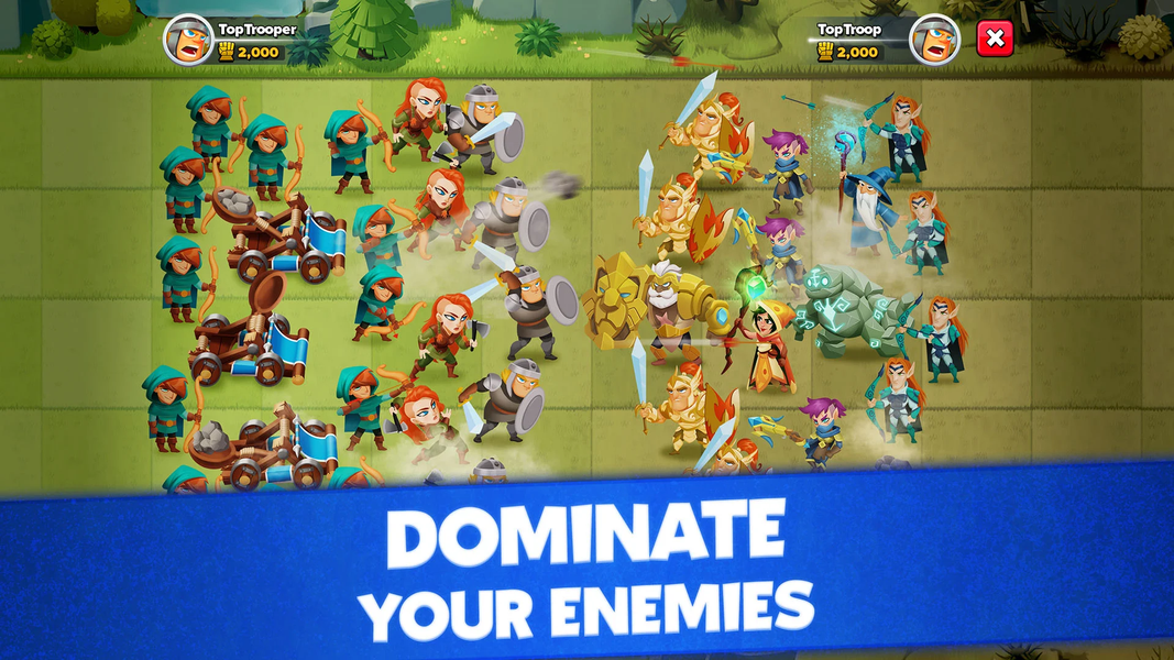 Top Troops: Adventure RPG - Gameplay image of android game