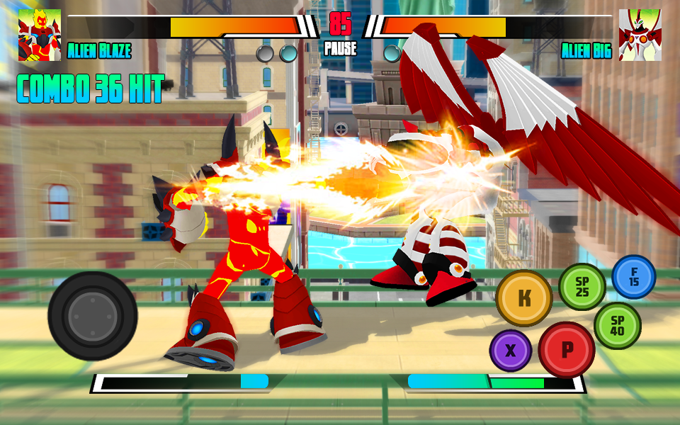 Hero Alien Fight Battle Force - عکس بازی موبایلی اندروید