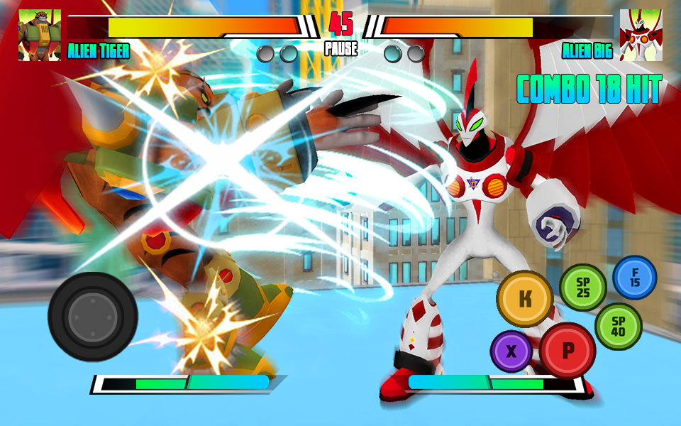 Hero Alien Fight Battle Force - عکس بازی موبایلی اندروید