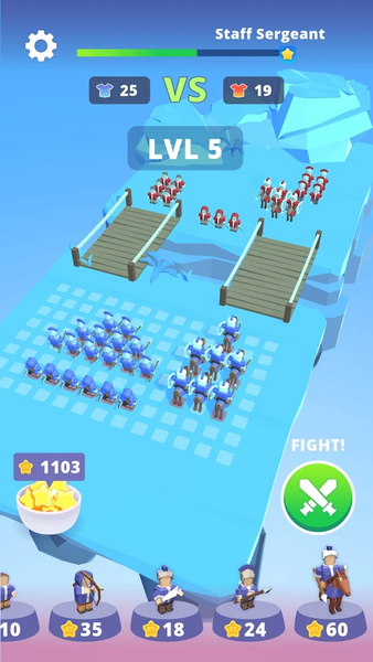 League of Clash: Tactics Battl - Gameplay image of android game