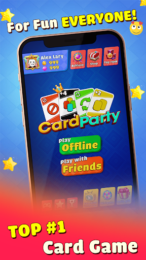 Uno Card Party - Image screenshot of android app