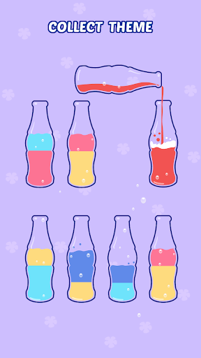 Soda Water Sort - Color Sort - Gameplay image of android game