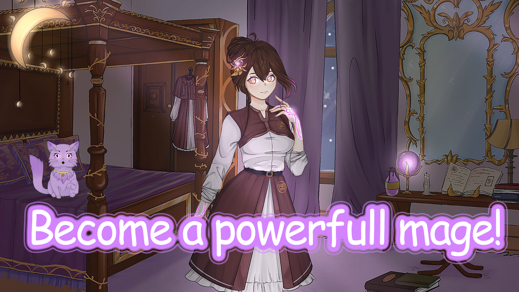 Mage-Girl | offline anime game - عکس بازی موبایلی اندروید