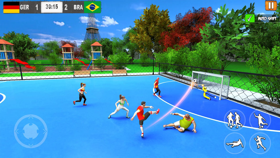 Street Football: Futsal Games - Gameplay image of android game
