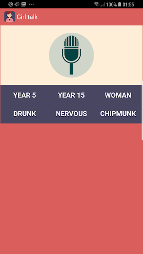 Girl voice changer - Image screenshot of android app