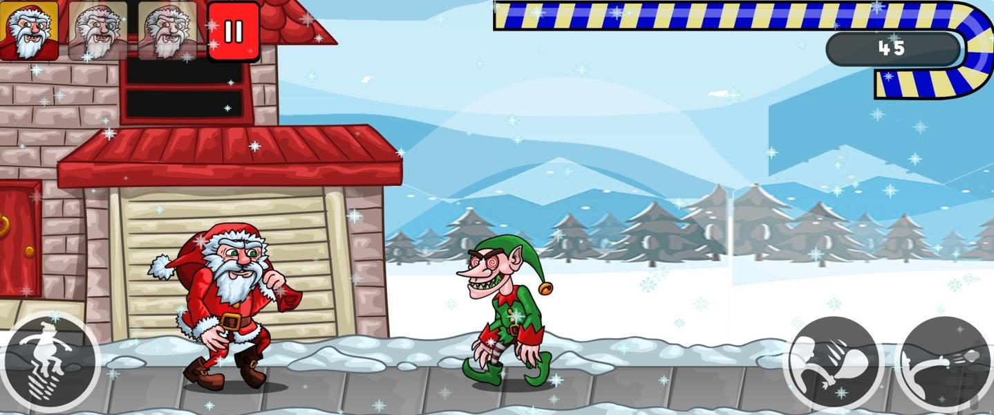 بازی بابانوئل - Gameplay image of android game