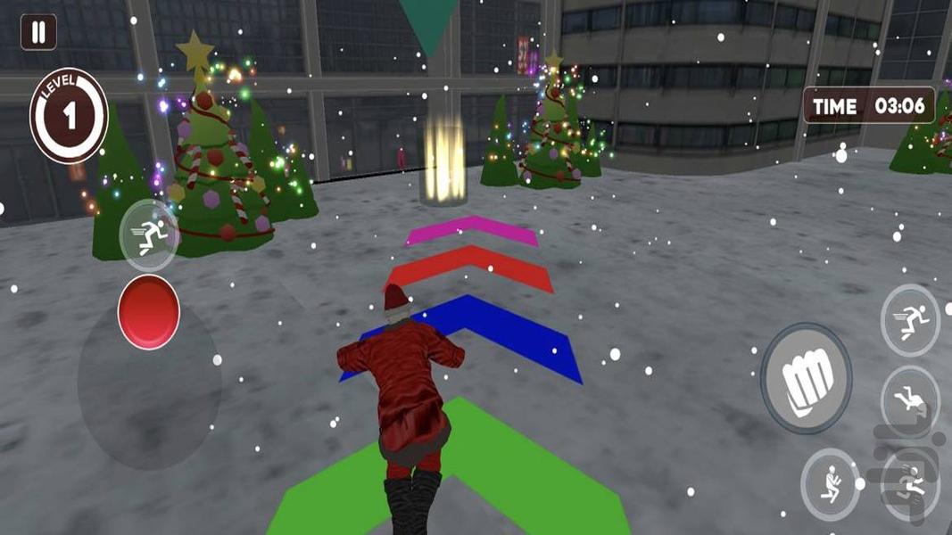بازی بابانوئل - Gameplay image of android game