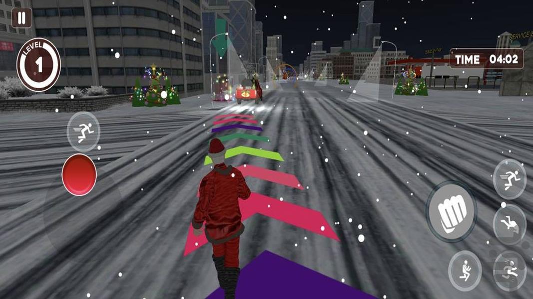 بازی بابانوئل - Gameplay image of android game